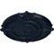 Ekena Millwork Attica Acanthus Leaf Ceiling Medallion (Canopies up to 4 5/8"), 53 1/2"OD x 3 1/2"P, Midnight Dream CM53ATMDF - alternate 3